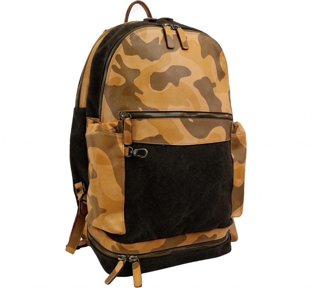 Leder Rucksack für Damen und Herren - Sand Backpack